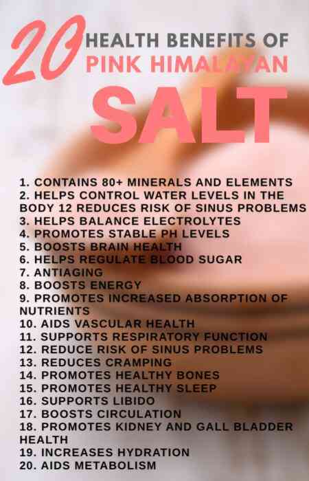 Himalayan Pink Salt Health Benefits